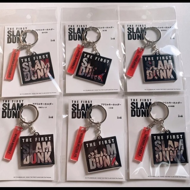 正規店 THE FIRST SLAM DUNK アクリルキーホルダー全種5人 安西先生