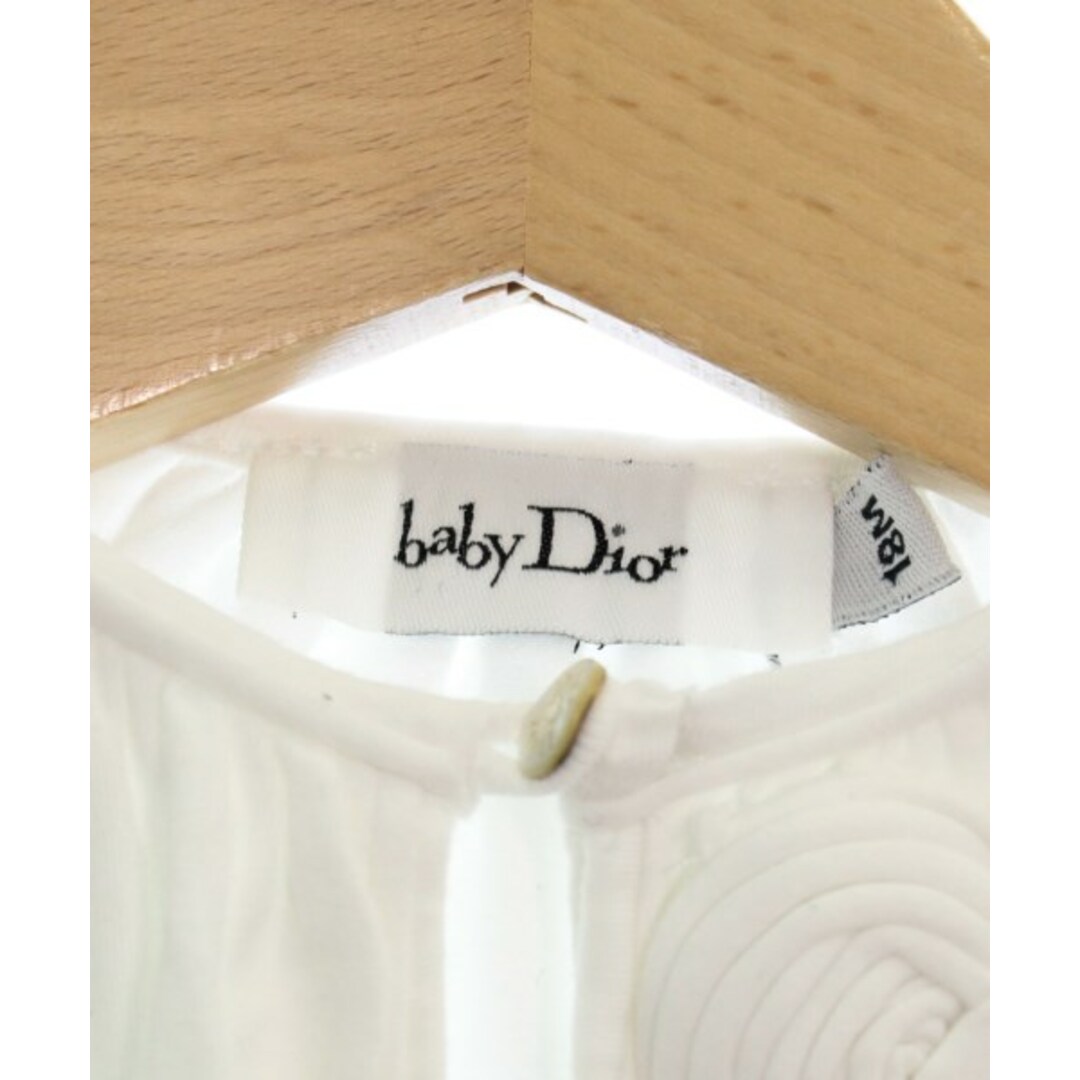 baby Dior(ベビーディオール)のbaby Dior ベイビーディオール Tシャツ・カットソー 18M 白 【古着】【中古】 キッズ/ベビー/マタニティのキッズ服女の子用(90cm~)(Tシャツ/カットソー)の商品写真