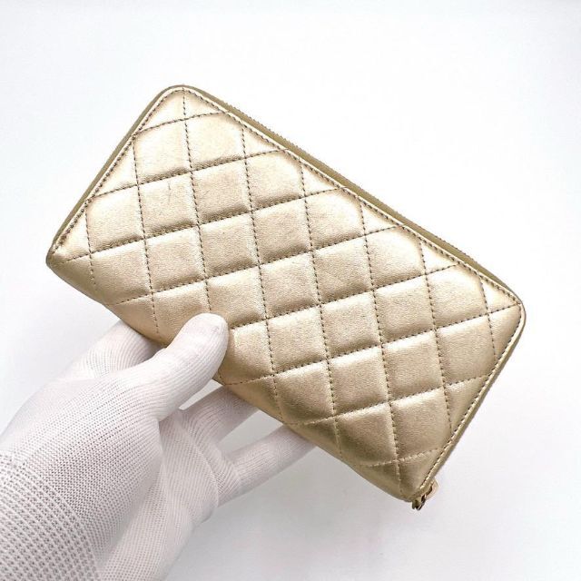 CHANEL(シャネル)の◇シャネル◇マトラッセ/ラムスキン/ラウンドファスナー/長財布 レディースのファッション小物(財布)の商品写真