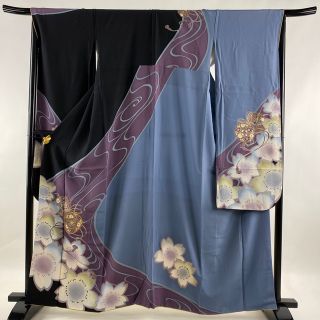 振袖 名品 身丈161.5cm 裄丈67cm 正絹 【中古】(着物)