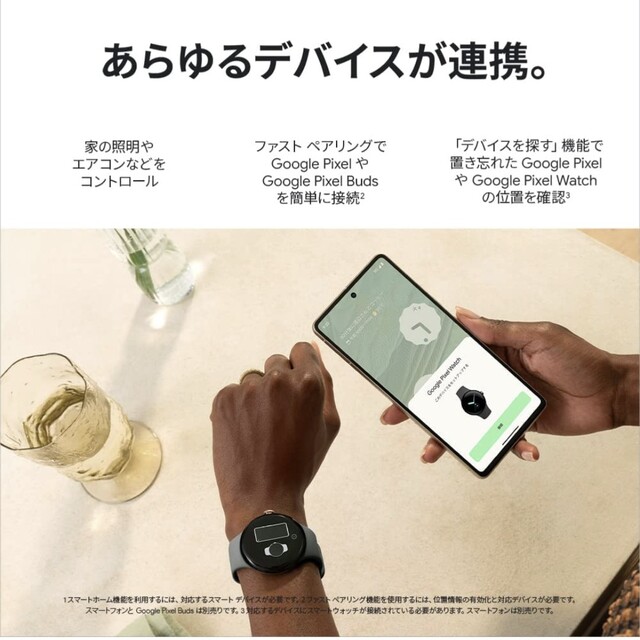 Google(グーグル)の新品　google Pixel Watch Gold　google nest スマホ/家電/カメラのスマートフォン/携帯電話(その他)の商品写真