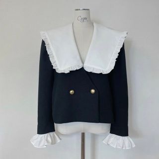 ドゥロワー(Drawer)のcygne  シーニュ セーラージャケット　Michelle 1サイズ　新品(テーラードジャケット)