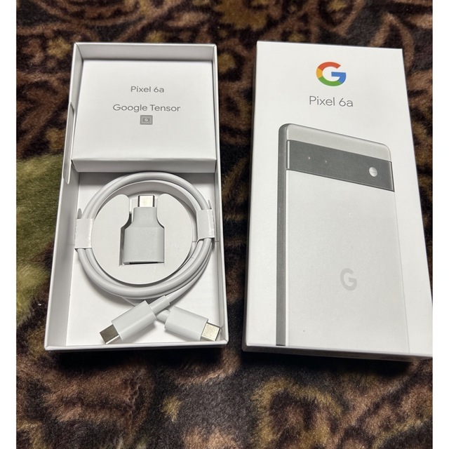 Google Pixel(グーグルピクセル)のGoogle Pixel 6a chalk 128GB SIMフリー スマホ/家電/カメラのスマートフォン/携帯電話(スマートフォン本体)の商品写真