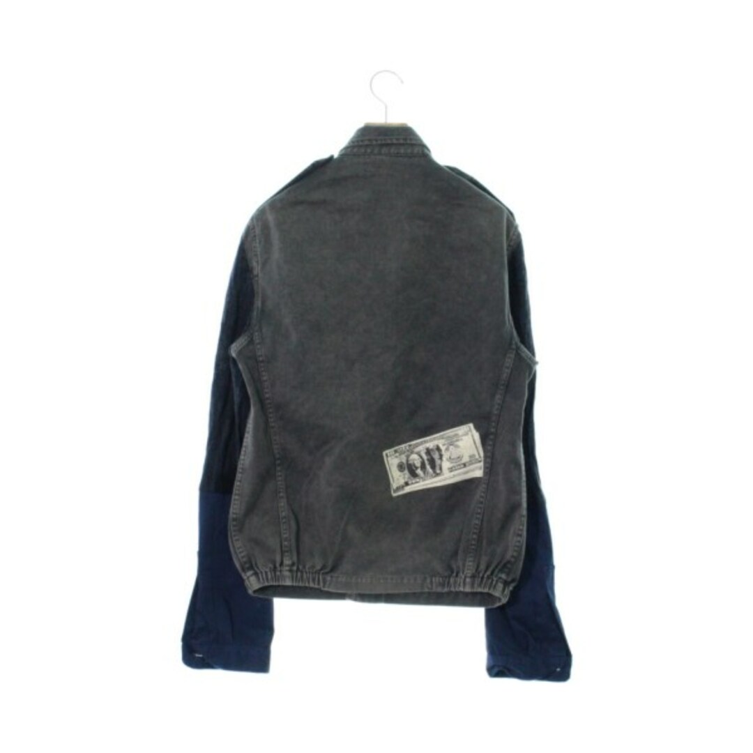 gilet(ジレ)のGILET ジレ ミリタリーブルゾン 0(XS位) グレー系x紺 【古着】【中古】 メンズのジャケット/アウター(ミリタリージャケット)の商品写真