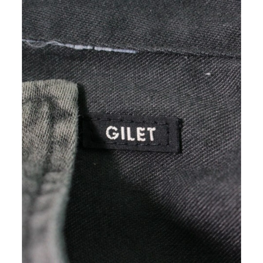 gilet(ジレ)のGILET ジレ ミリタリーブルゾン 0(XS位) グレー系x紺 【古着】【中古】 メンズのジャケット/アウター(ミリタリージャケット)の商品写真