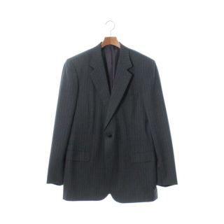 ブリオーニ(Brioni)のBrioni ブリオーニ テーラードジャケット L グレー(ストライプ) 【古着】【中古】(テーラードジャケット)