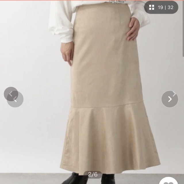 LOWRYS FARM(ローリーズファーム)の新品未使用　スエードマーメイドスカート レディースのスカート(ロングスカート)の商品写真