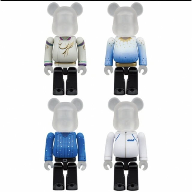 BE@RBRICK(ベアブリック)のYUZU × BE＠RBRICK for ANA　歴代衣装コレクション 100％ エンタメ/ホビーのフィギュア(その他)の商品写真