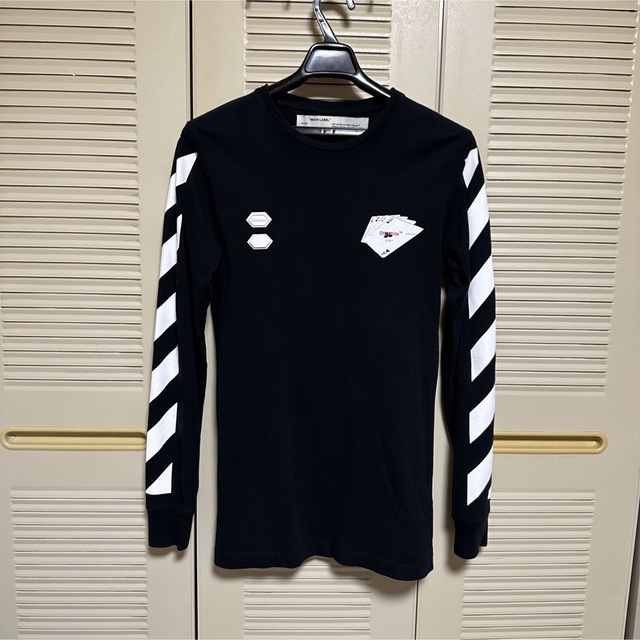 Off-White オフホワイト トランプグラフィックロンT