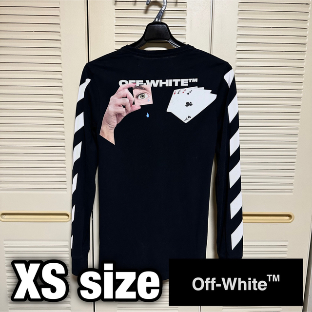 アウトレット送料無料 Off-White オフホワイト トランプグラフィック ...