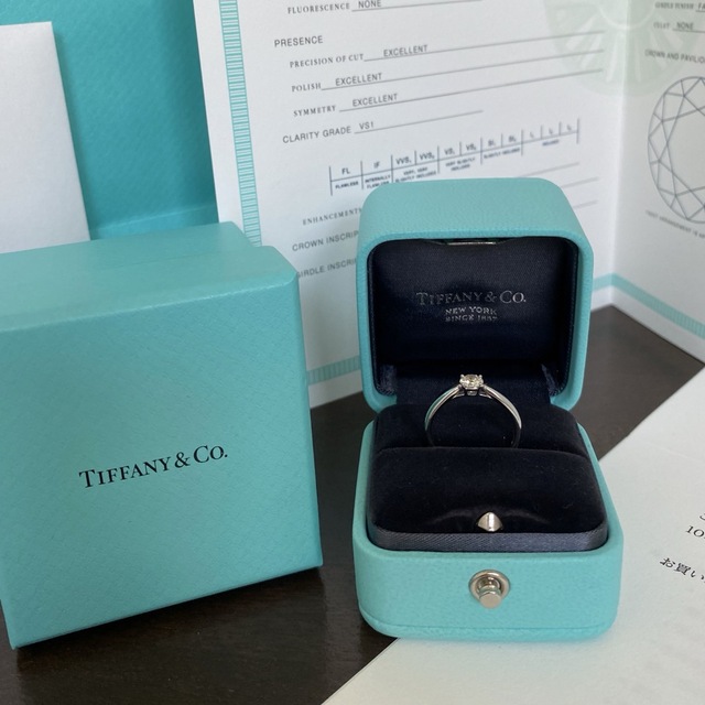 Tiffany & Co.(ティファニー)のお値下げ美品tiffanyハーモニーダイヤ0.31ctプラチナリング9号 レディースのアクセサリー(リング(指輪))の商品写真