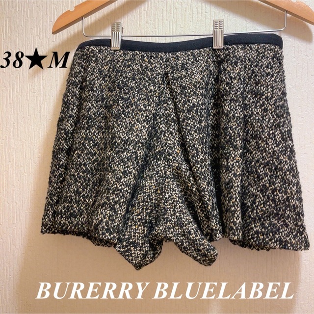 BURBERRY BLUE LABEL(バーバリーブルーレーベル)の美品★BLUELABELBURBERRY★ツィードショートパンツ★38 レディースのパンツ(ショートパンツ)の商品写真