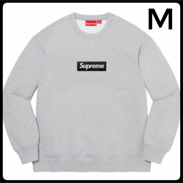 最安値】 - Supreme Mサイズ 2022FW Crewneck Logo Box Supreme