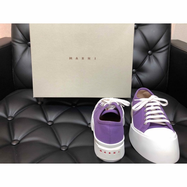 MARNI マルニ パブロ レザー スニーカー 白 41 40 42 靴 スニーカー