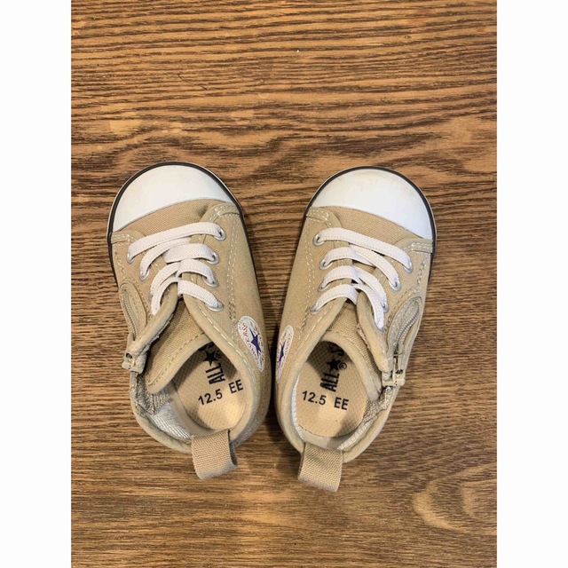 ALL STAR（CONVERSE）(オールスター)のコンバース　オールスター　12.5 ベージュ キッズ/ベビー/マタニティのベビー靴/シューズ(~14cm)(スニーカー)の商品写真