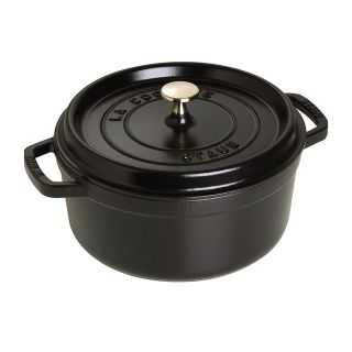 ストウブ(STAUB)のstaub ストウブ 「 ピコ ココット ラウンド ブラック 20cm 」(鍋/フライパン)