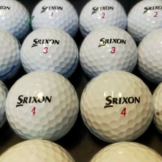 スリクソン(Srixon)の【良品】 Z-STAR XV① ホワイト 20球 ロストボールゴルフボール(その他)