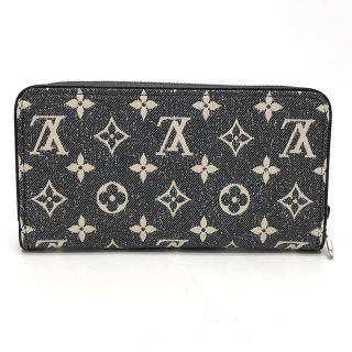 ルイヴィトン(LOUIS VUITTON)のルイヴィトン LOUIS VUITTON ジッピーウォレット M81858 モノグラムデニム 長財布 モノグラムデニム ブラック 未使用(財布)