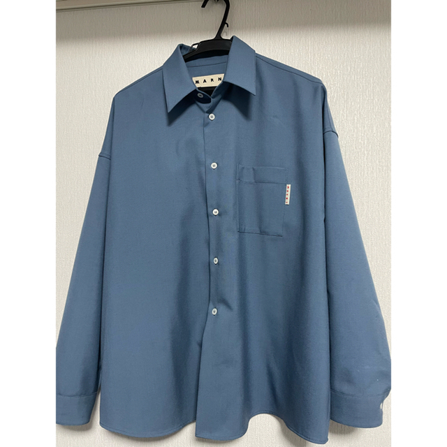 サイズ変更オプション 19aw MARNI マルニ トロピカルウール シャツ 48