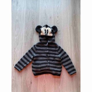 ベビーギャップ(babyGAP)のGAP Disneyコラボ ミッキーフード付きパーカー /baby18-24m(カーディガン/ボレロ)