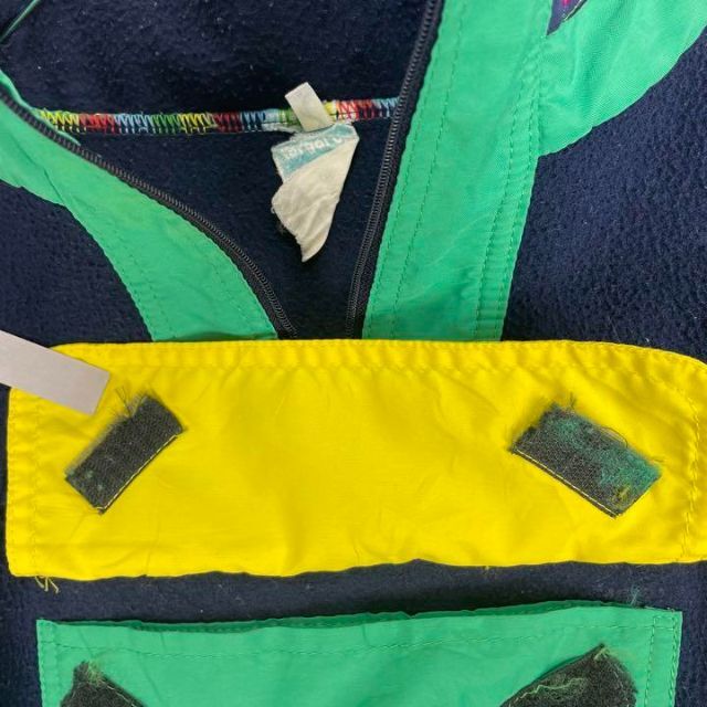 【希少‼︎】ヴィンテージ フロントポケット パープルフリース マルチカラー メンズのジャケット/アウター(ブルゾン)の商品写真