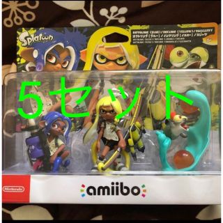 【バラ売り可】amiibo トリプルセット　5セット(ゲームキャラクター)