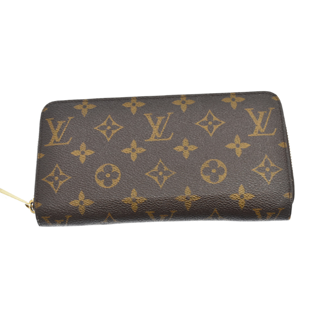 LOUIS VUITTON ルイヴィトン モノグラム ジッピー ラウンドファスナー ウォレット ブラウン M42616