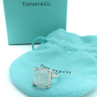 ティファニー(Tiffany & Co.)の極希少 美品 ティファニー シュガースタック ローズクォーツ リング UU37(リング(指輪))