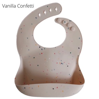 コドモビームス(こども ビームス)のmushie / Silicone Baby Bib (Vanilla)(お食事エプロン)