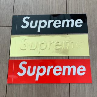 シュプリーム(Supreme)のSupreme box logo ステッカー シュプリーム　ボックス ブラック(ノベルティグッズ)