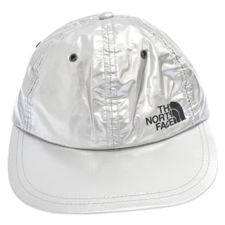 シュプリーム(Supreme)のSUPREME シュプリーム 18SS METALLIC 6-PANEL HAT ×ザノースフェイス メタリック6パネルハット メタリック加工キャップ 帽子 シルバー(キャップ)