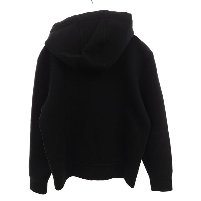 MONCLER モンクレール MAGLIA CARDIGAN Logo Hoodie ボンディング ロゴフーディ ジップアップパーカー F20918G74520 80971 ブラック