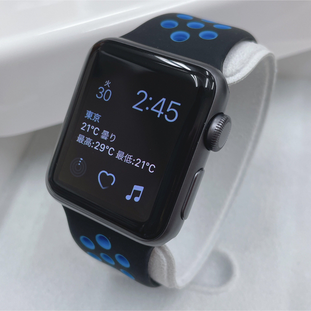 Apple Watch シリーズ3 GPSモデル 38mm アップルウォッチ 黒 - www ...