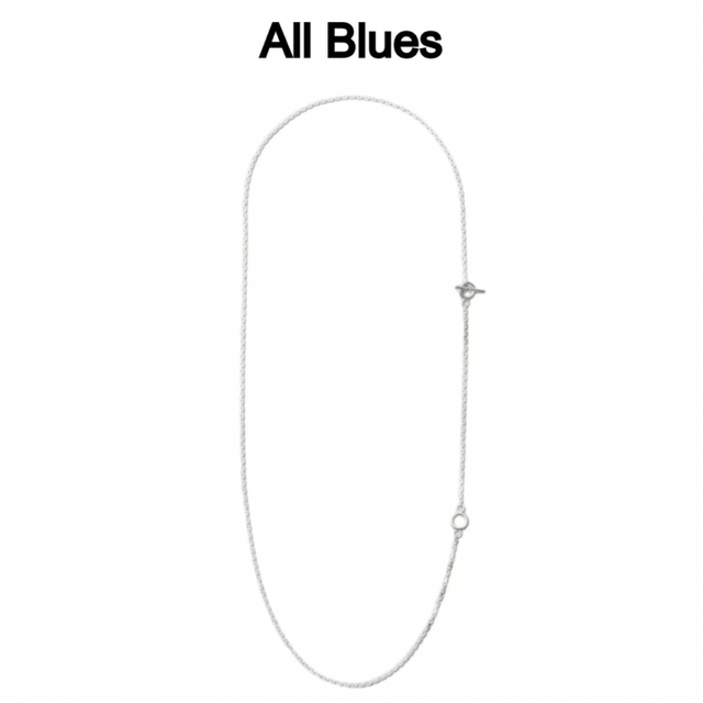 Maison Martin Margiela(マルタンマルジェラ)のAll Blues ストリングチェーンネックレス　オールブルース メンズのアクセサリー(ネックレス)の商品写真