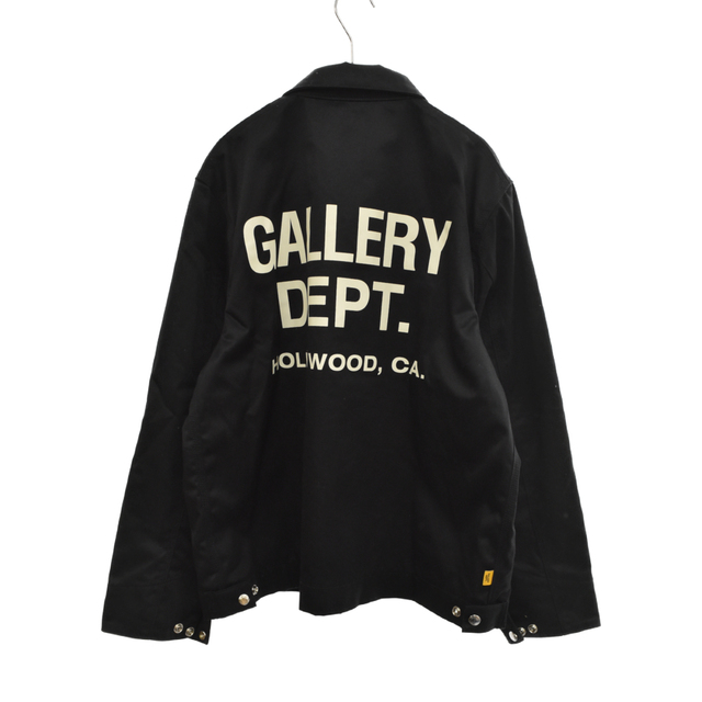 店舗良い MONTECITO 22AW ギャラリーデプト DEPT. GALLERY JACKET ブラック MJK-60000 バックロゴジップアップ ジャケット ブルゾン gallery dept. jacket ギャラリーデプト ジャケット