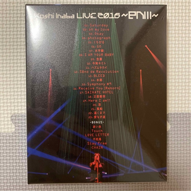 【新品】稲葉浩志～enIII～ Blu-ray エンタメ/ホビーのDVD/ブルーレイ(ミュージック)の商品写真