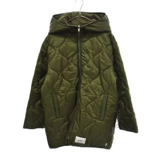 ダブルタップス(W)taps)のWTAPS ダブルタップス 20AW SIS JACKET/NYLON.RIPSTOP バックロゴ刺繍リバーシブルナイロンジップアップジャケット カーキ 192TQDS-JKM02(フライトジャケット)