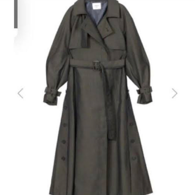 アメリビンテージMINIMAL FLARE LONG TRENCH COAT