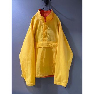 古着 ビンテージ 90s オールド GAP イエロー 黄 ナイロン ジャケット(ナイロンジャケット)