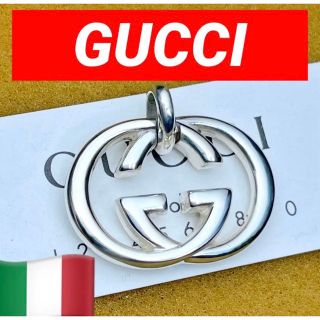 グッチ(Gucci)のGUCCI インターロッキングペンダントＬ(ネックレス)