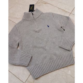 ポロラルフローレン(POLO RALPH LAUREN)のRalph Lauren 新品タグ付き　グレーセーター　120cm(ニット)