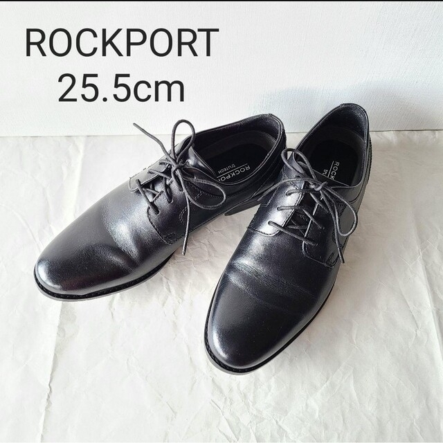 ロックポート シェルディンプレーン 革靴 黒 春早割 36.0%割引
