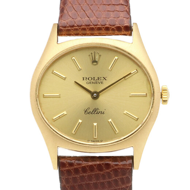 消費税無し ROLEX 中古  K18イエローゴールド 1975年式 42番 腕時計 チェリーニ ROLEX ロレックス - 腕時計