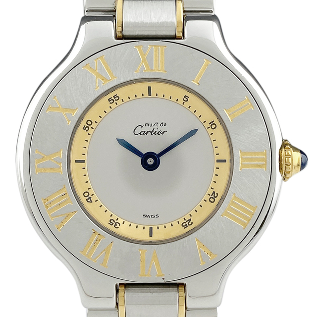 当社の マスト21 カルティエ Cartier ヴァンティアン 【中古】 レディース クォーツ W10073R6_1340 腕時計 