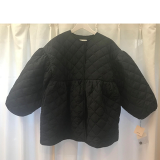 mamu キルティングバルーンコート ブラック の通販 by yurimama's shop
