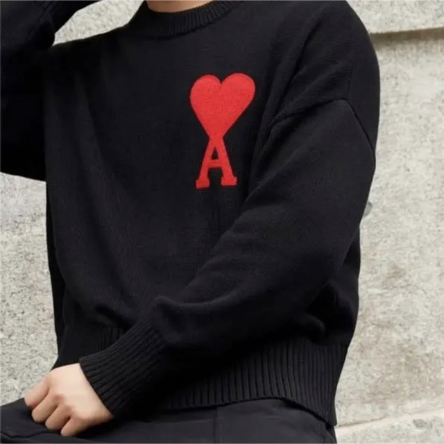 ami - ✨新品✨amiparis アミパリスニット セーター ブラック の通販