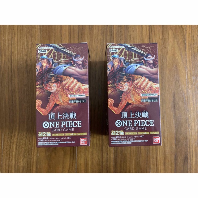 ワンピースカードゲーム ONE PIECE OP-02 頂上決戦　2box