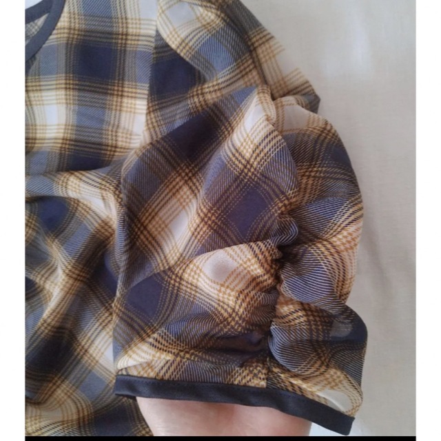 SNIDEL(スナイデル)のsnidel☆シースルー☆パフブラウス レディースのトップス(シャツ/ブラウス(半袖/袖なし))の商品写真