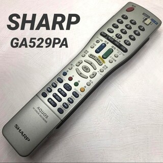アクオス(AQUOS)のSHARP シャープ テレビリモコン中古品 GA529PA(その他)