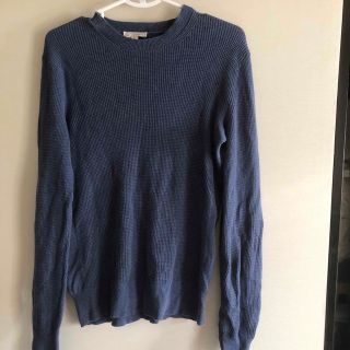 ギャップ(GAP)の【送料込】メンズ　gap xs トレーナー　ブルー(Tシャツ/カットソー(七分/長袖))